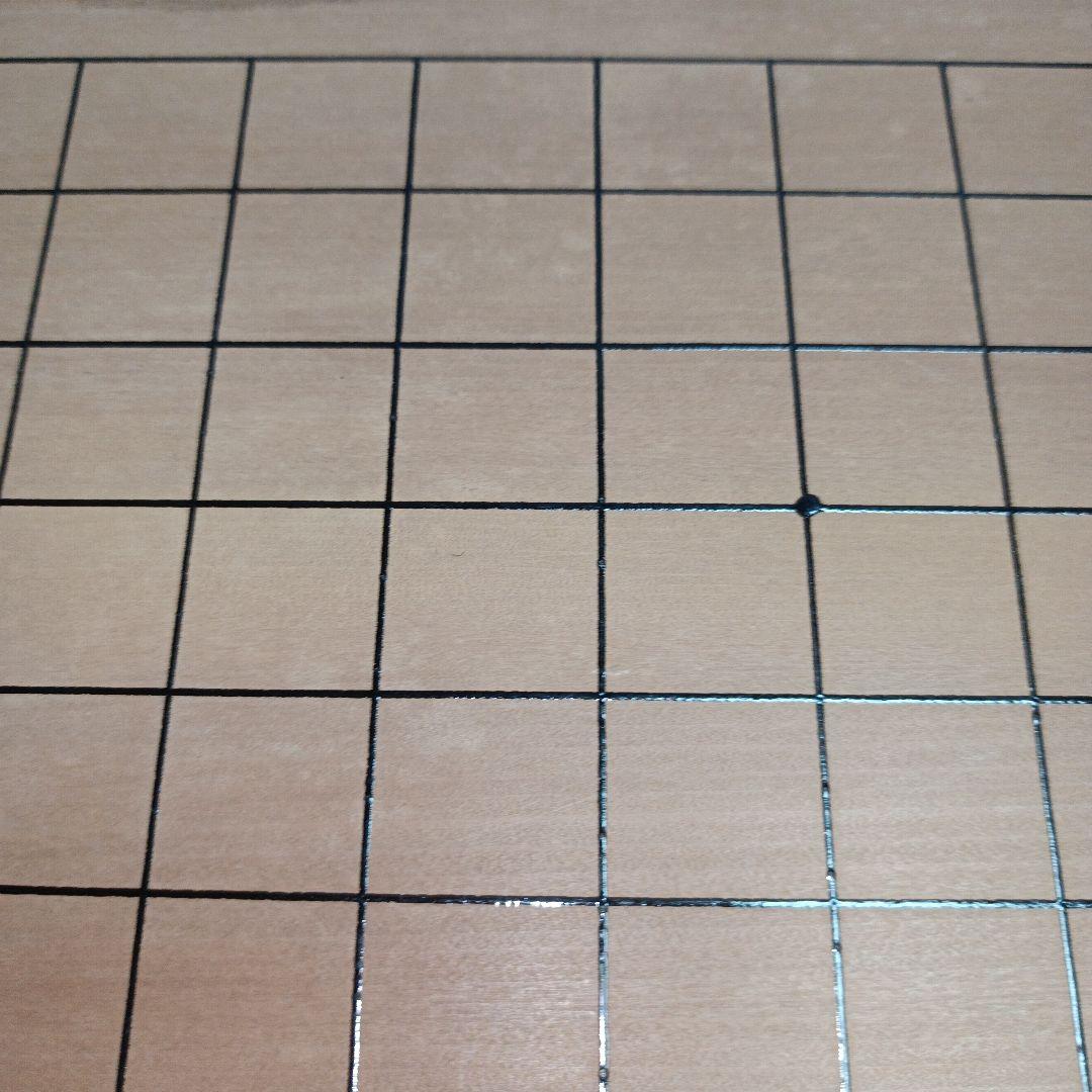 【美品】本格で重厚！碁盤（桂木材、へそあり）＆碁笥（けやき木材）＆碁石ハマグリ