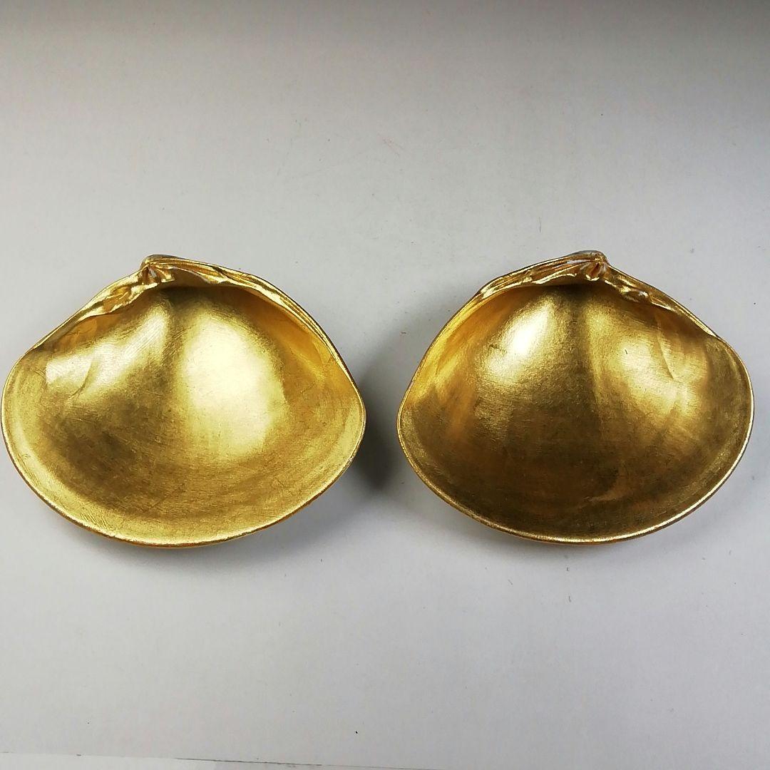 Ｔ７４７　香合　『海松絵　蛤香合』『伊藤表正』　共箱　茶道具