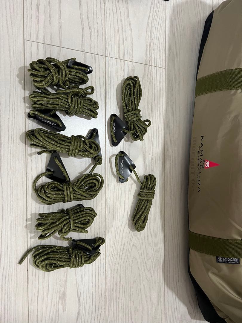 【美品】 鎌倉天幕 ハイドアウト02 フタマタノキワミ＋ポール2本セット