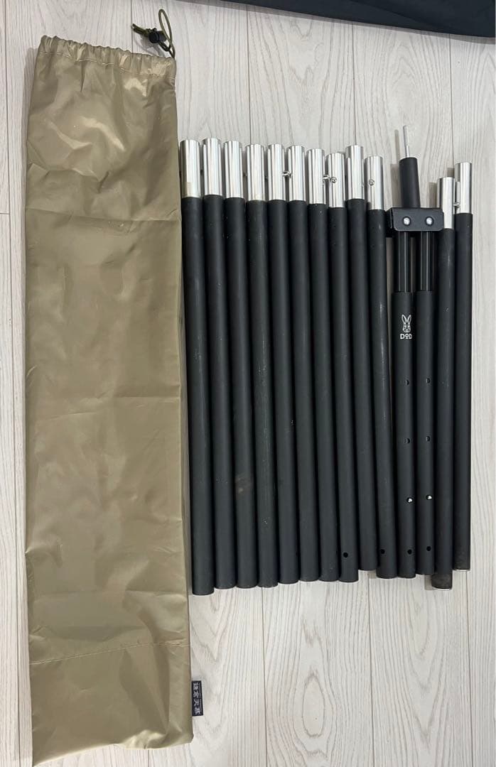 【美品】 鎌倉天幕 ハイドアウト02 フタマタノキワミ＋ポール2本セット