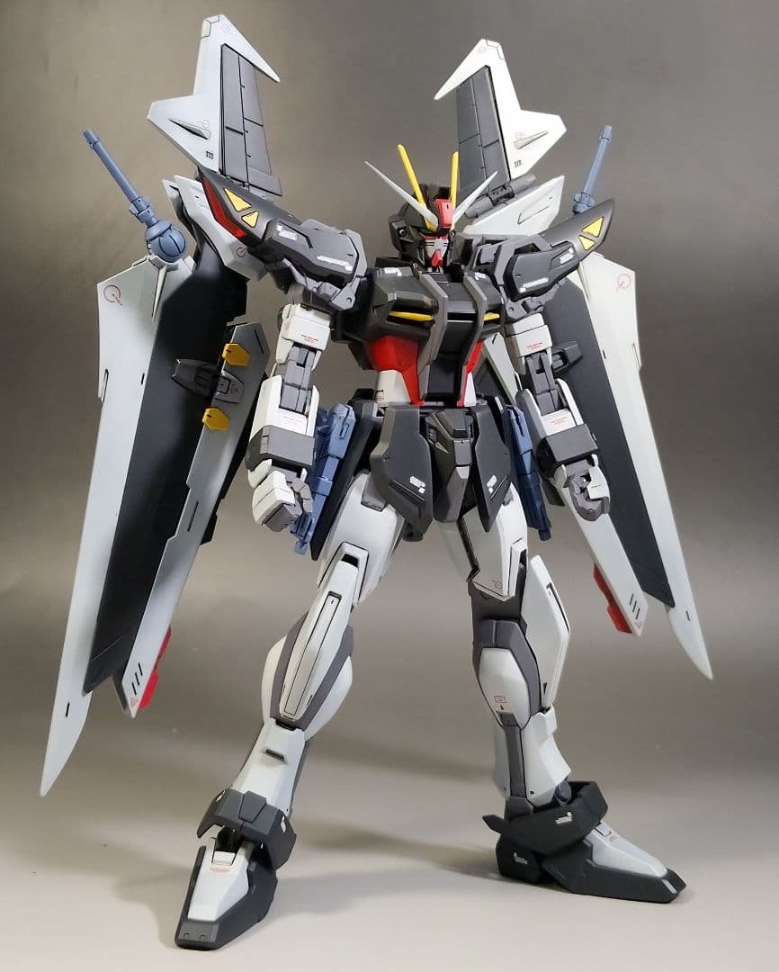 MG 1/100 ストライクノワールガンダム ミキシング 改修 全塗装 完成品