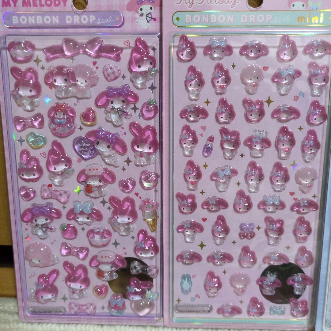 【正規品・10枚セット】ボンボンドロップシール タイルシール サンリオ