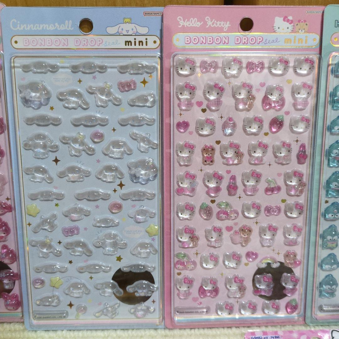 【正規品・10枚セット】ボンボンドロップシール タイルシール サンリオ