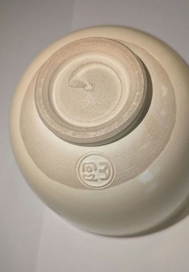 『通次阿山』仁清写　花吹雪茶碗　茶道具　共箱栞しおり　桜