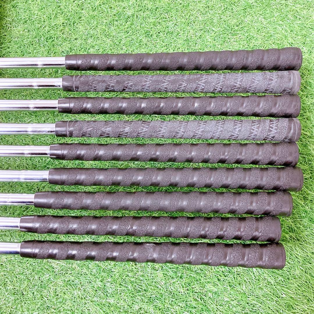 1.ミズノ　マッスルバック　ゴルフクラブ　メンズアイアンセット　右利き　8本