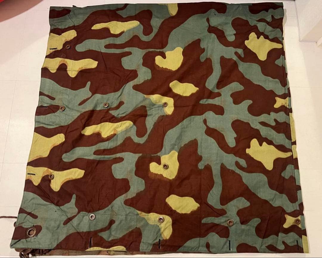 【最終値下】イタリア軍幕　サンマルコ迷彩　ポンチョテント　3枚セット