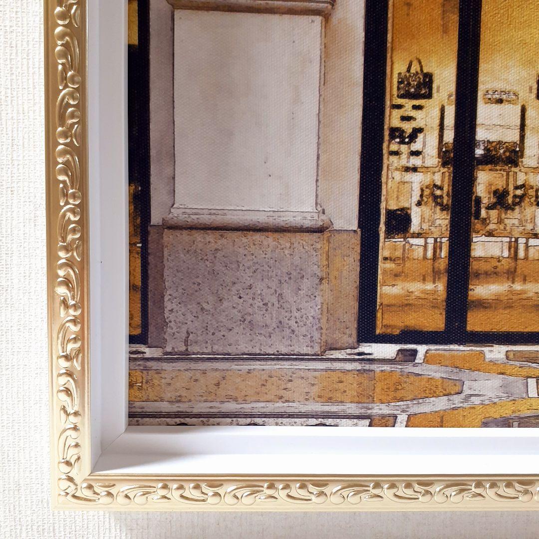 輸入雑貨　オマージュキャンバスアートパネル　『PRADA』　エントランス