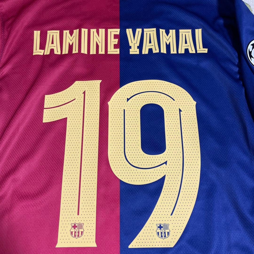 【新品タグ付正規品】バルセロナ 24-25 ラミンヤマル ユニフォーム レプリカ