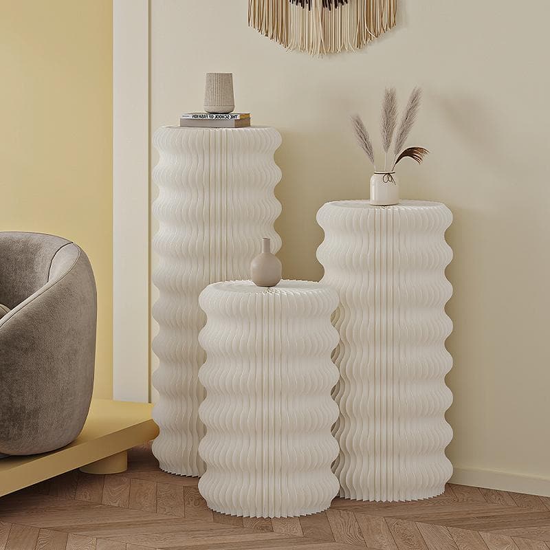 ディスプレイスタンド直径30cm高さ98㎝展示台 陳列台組立不要 展示会イベント