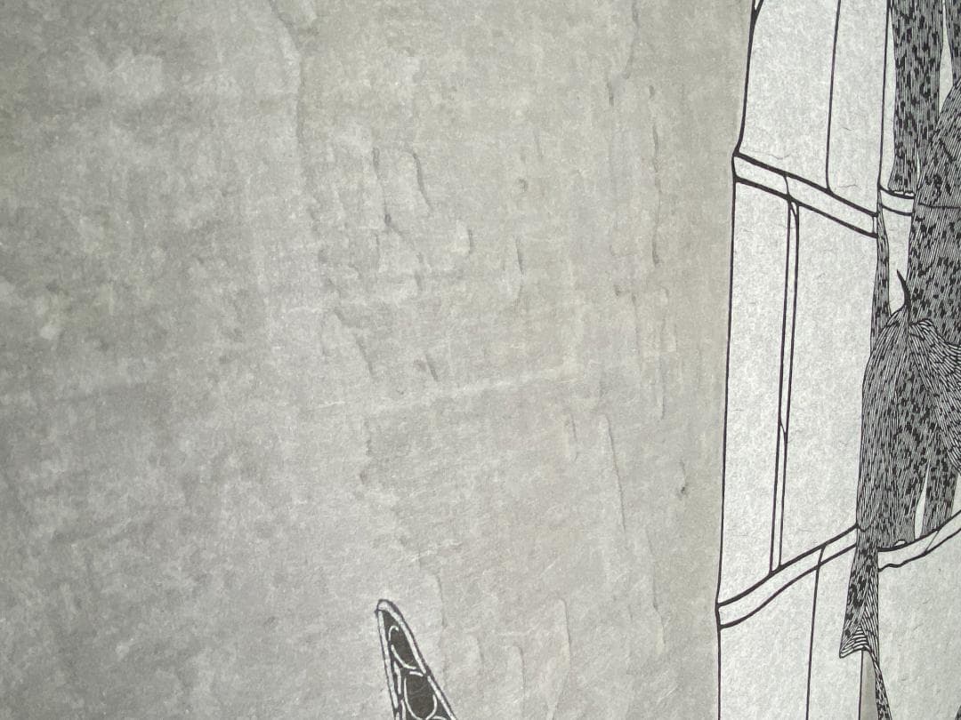 引き取り限定　田中清　版画　Bamboo