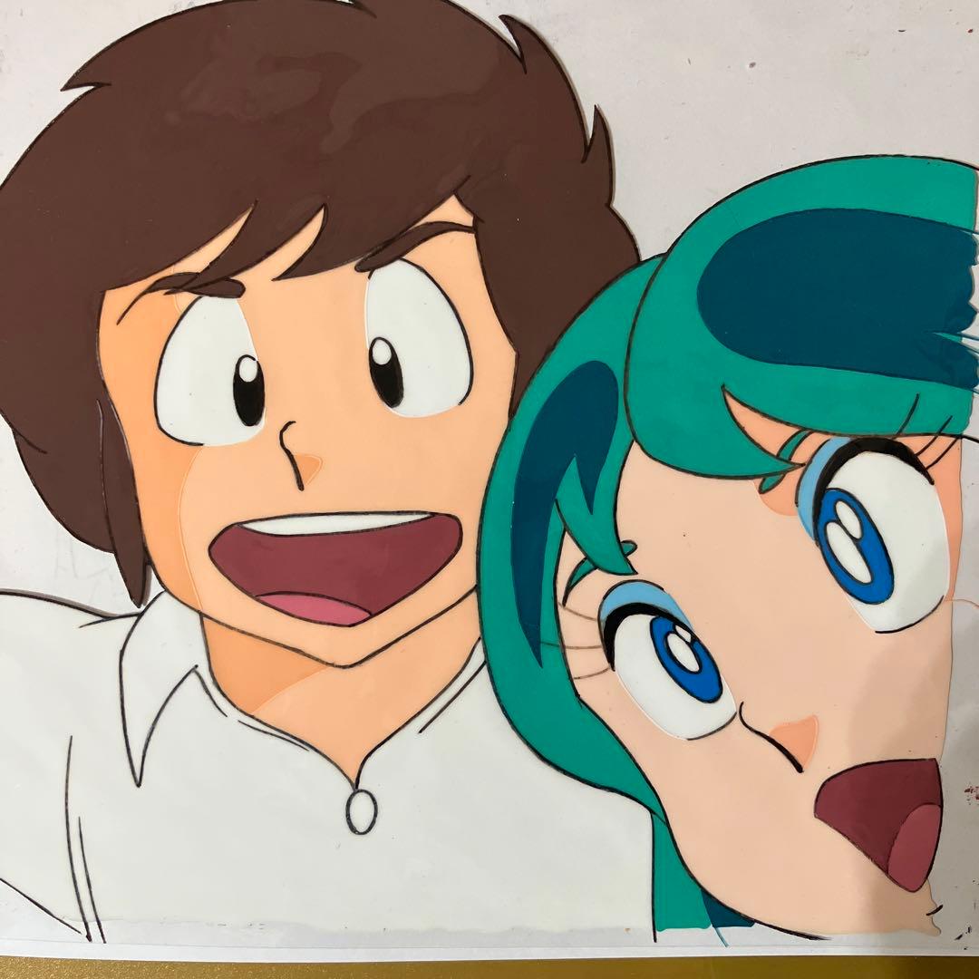 うる星やつら　セル画　　あたるとラム