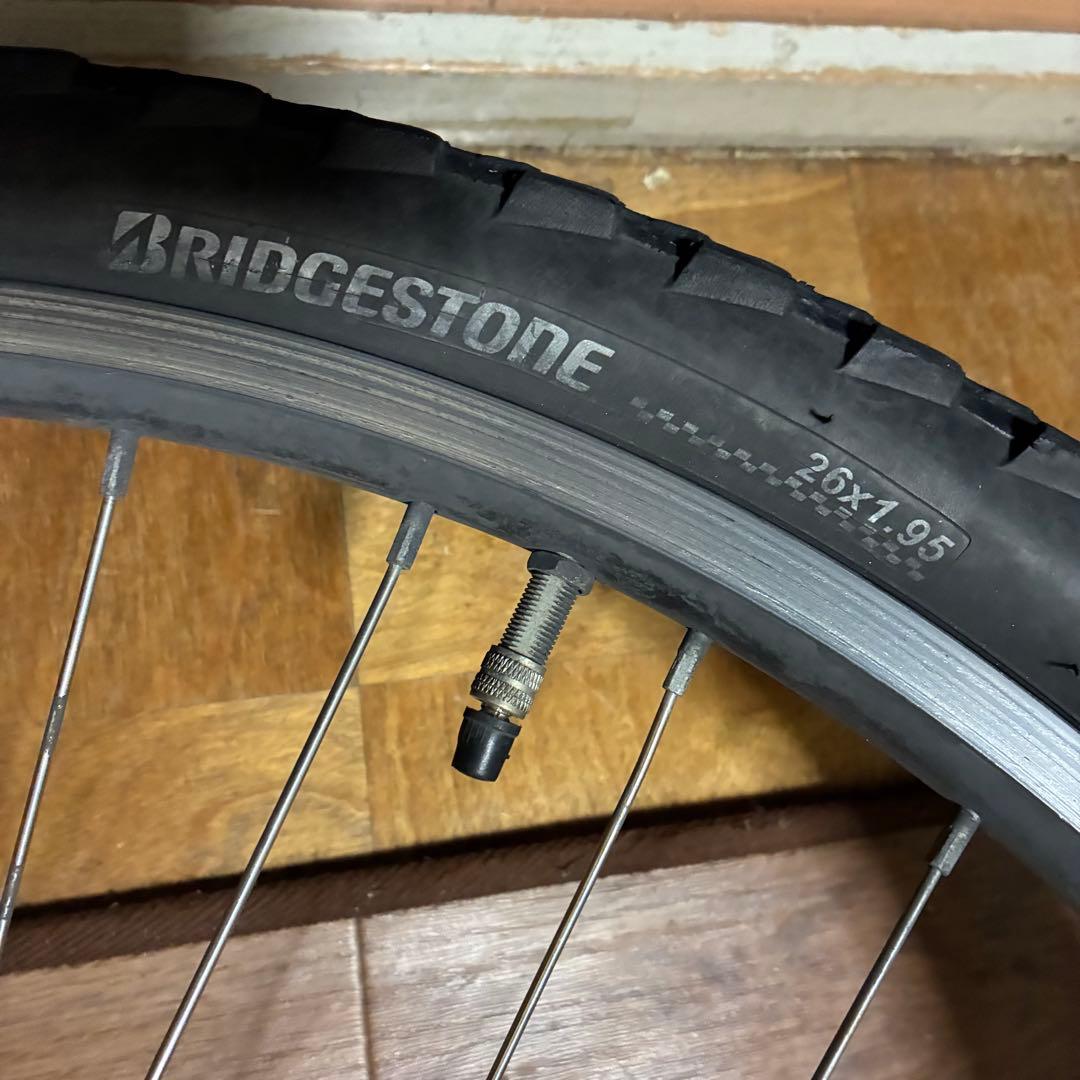 電動アシスト自転車用　26インチ　フロントホイール