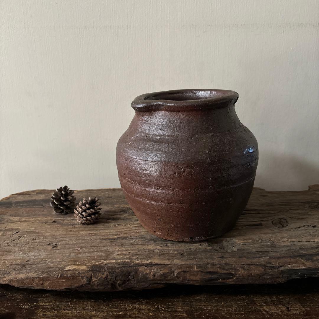 古備前片口壷 .古越前.常滑.丹波.信楽.瀬戸.六古窯　骨董　検:李朝　白磁