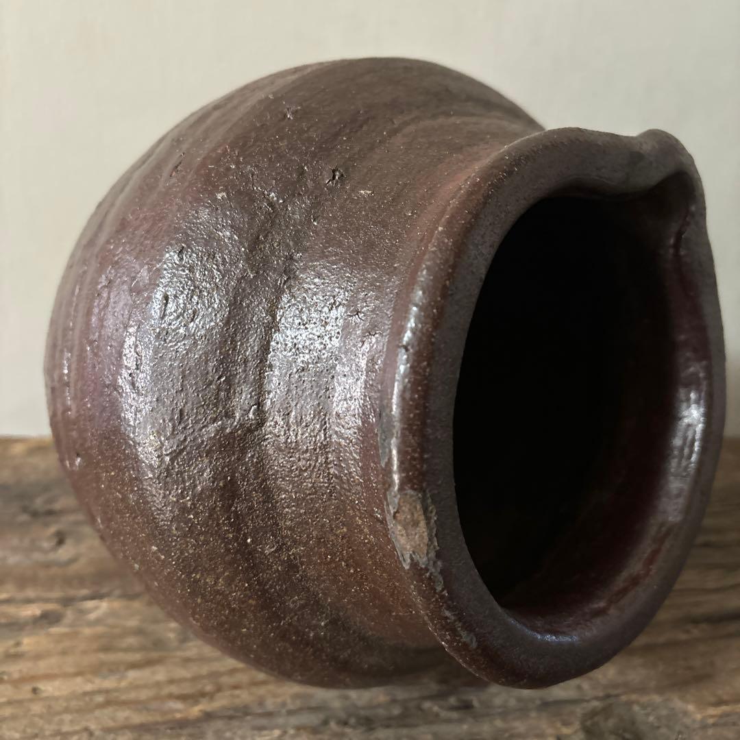 古備前片口壷 .古越前.常滑.丹波.信楽.瀬戸.六古窯　骨董　検:李朝　白磁