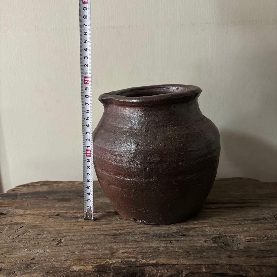 古備前片口壷 .古越前.常滑.丹波.信楽.瀬戸.六古窯　骨董　検:李朝　白磁