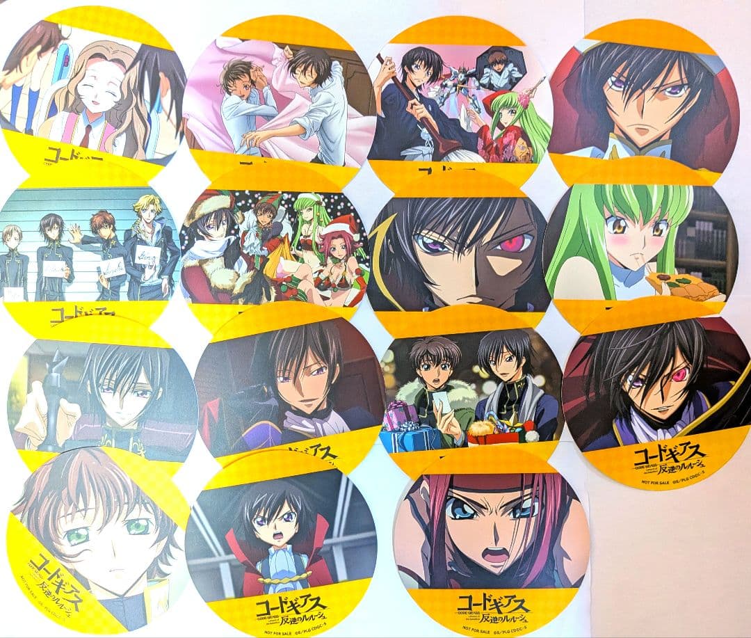 コードギアス反逆のルルーシュ パブロ 秋葉原 コースター スザク C.C. ロロ