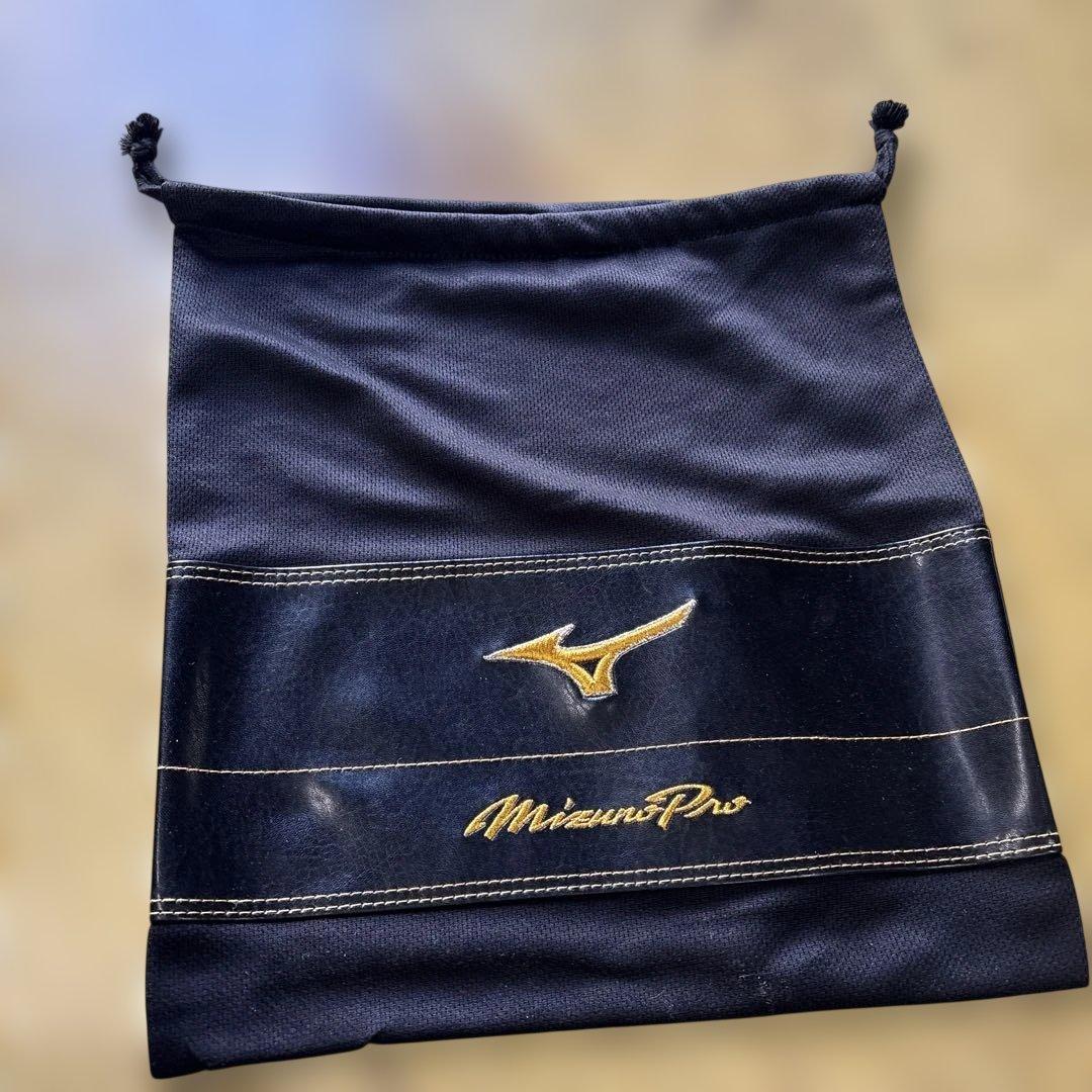 新品未使用タグ付きMizuno Pro 硬式野球グローブ オレンジ右利き内野手用