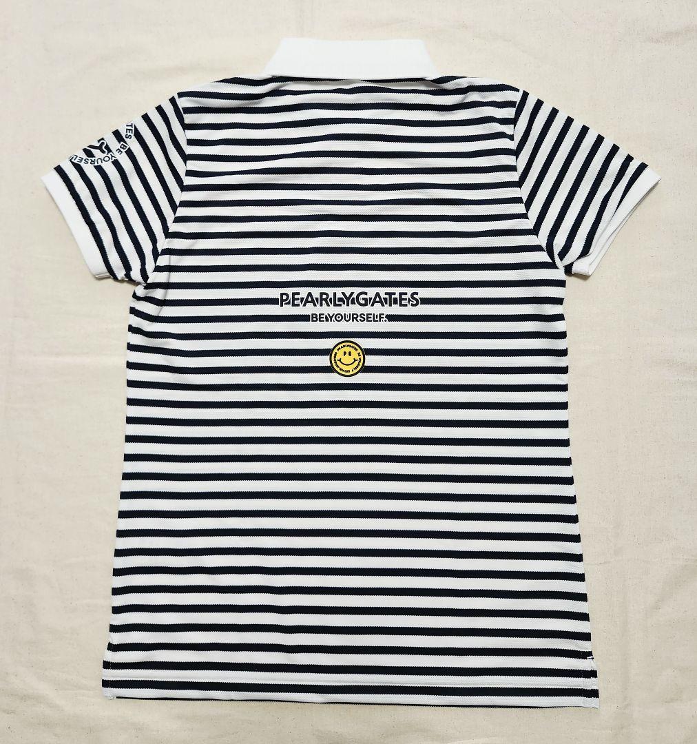 【新品・未使用】PEARLY GATES ポロシャツ ボーダー柄 レディース S