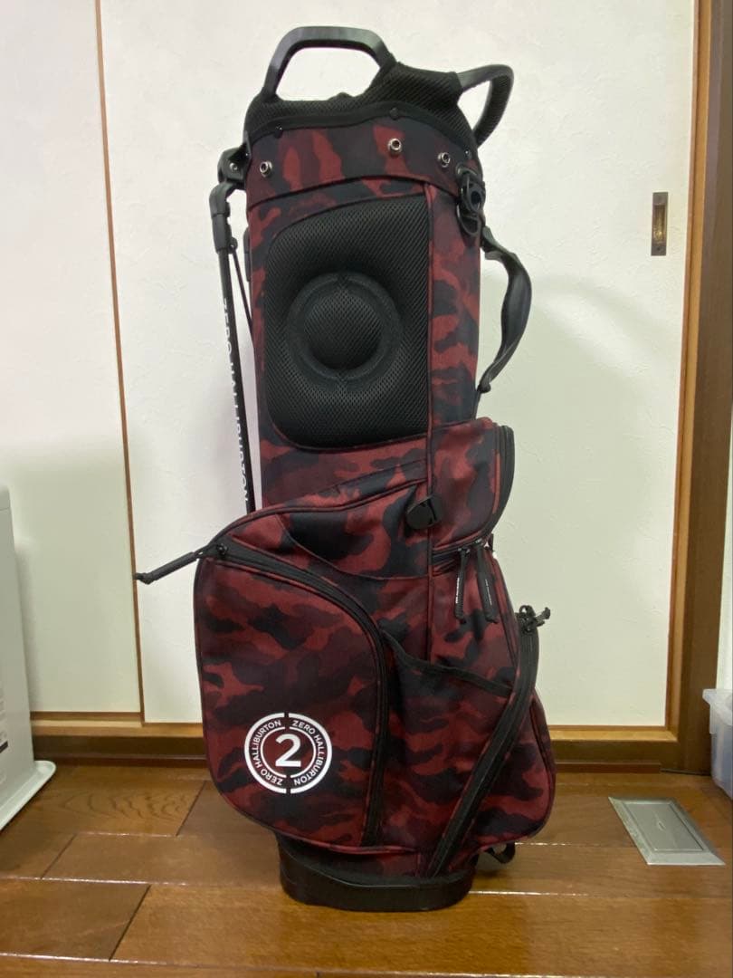 ◽️ ZERO HALLIBURTON キャディバッグ レッドカモ