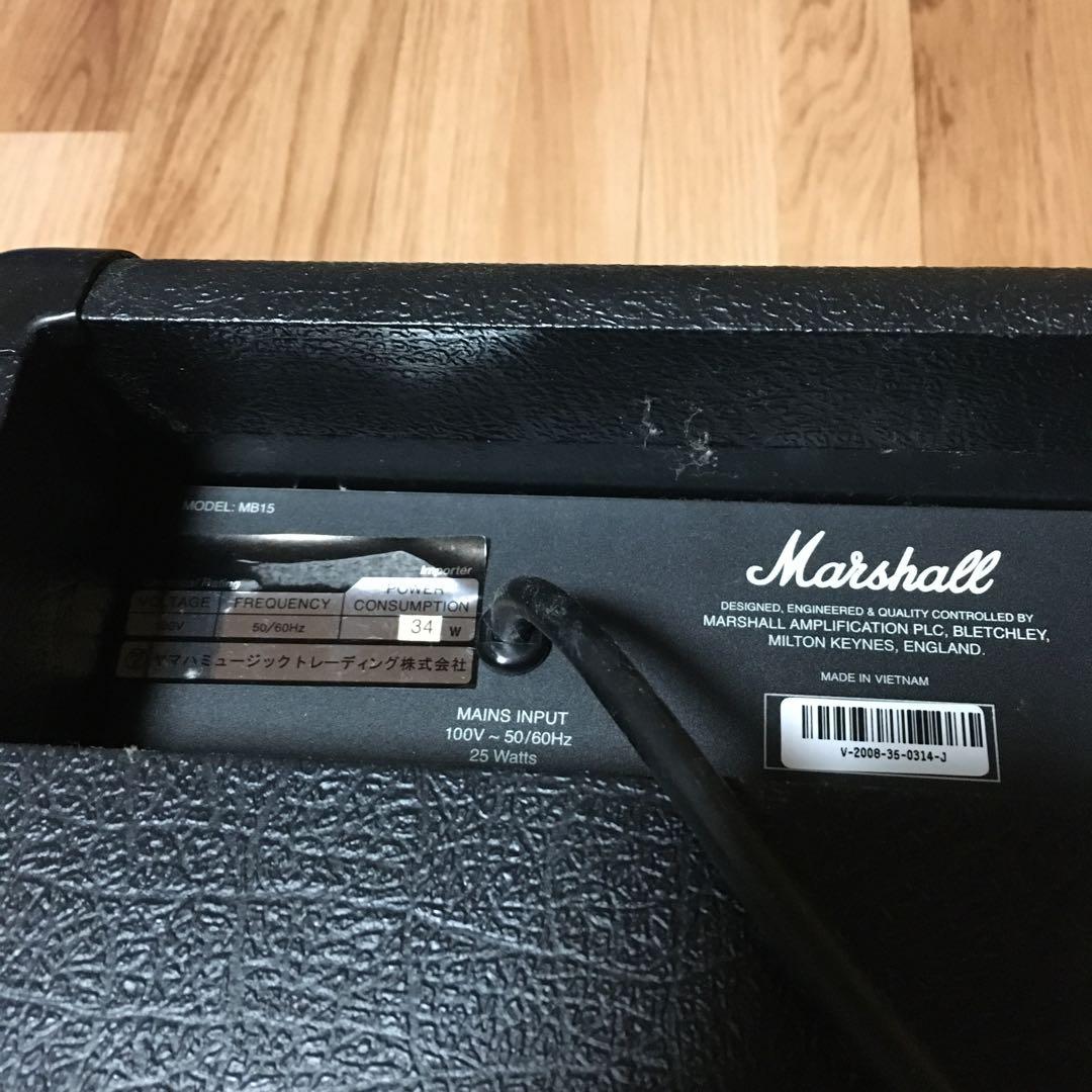Marshall MB 15 ベース用アンプ