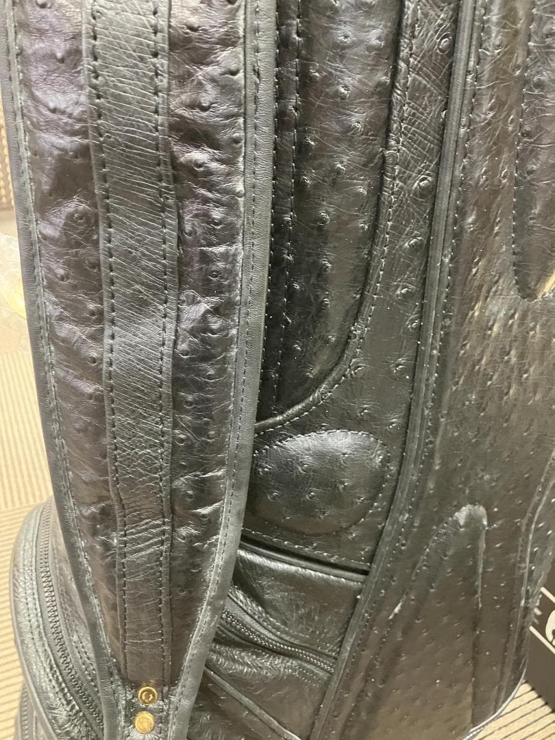 オーストリッチ　フルポイント　ゴルフバッグ　9インチ未使用