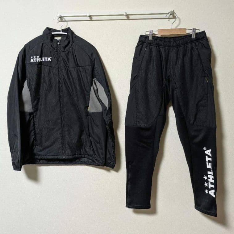 美品【ATHLETA/アスレタ】中綿ウォームジャケット パンツ　セットアップ