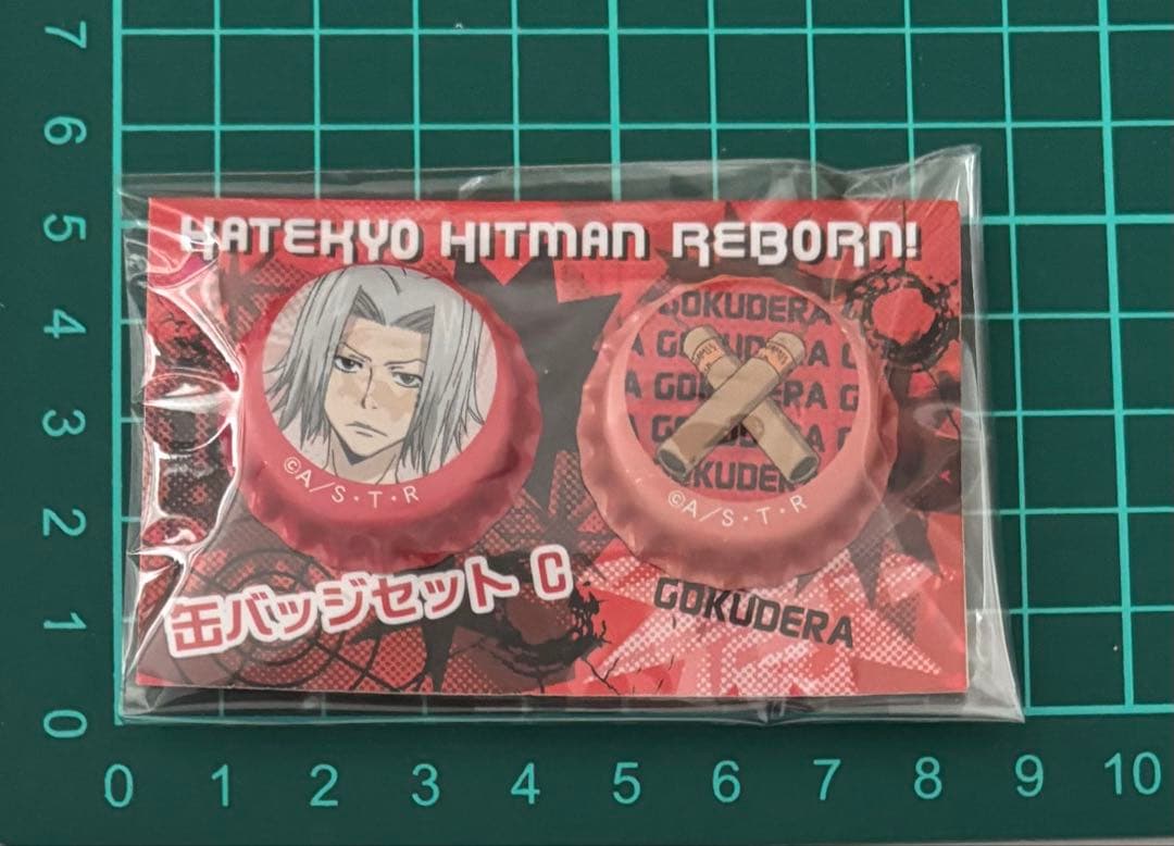 リボーン 獄寺 缶バッジ セット