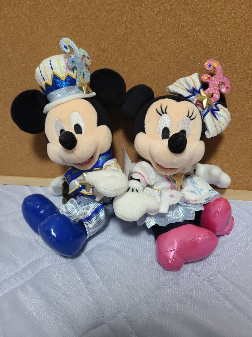 東京ディズニーシー 20周年 ぬいぐるみ タイムトゥシャイン ミッキー ミニー