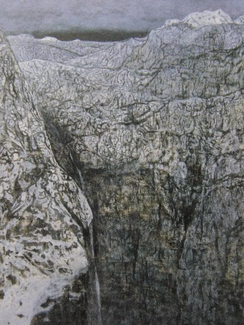 今野忠一、【韻】、希少な額装用画集画、新品高級額 額装付、状態良好