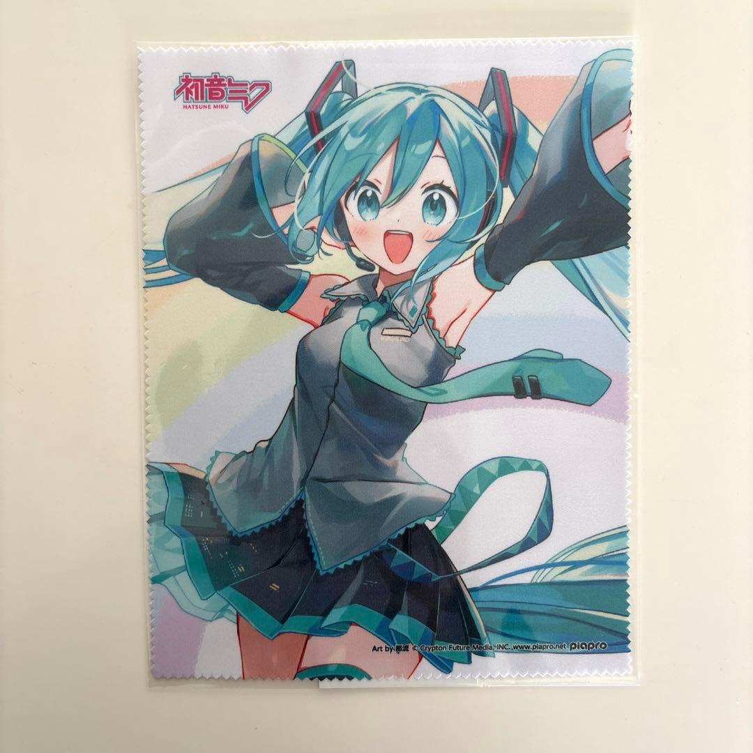 【初音ミク】グラスコレクションファイル＋グラスクロス９枚(未開封)セット