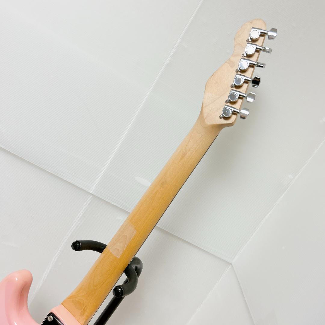 美品 Selder セルダー 初心者向けエレキギター ピンク ストラトキャスター