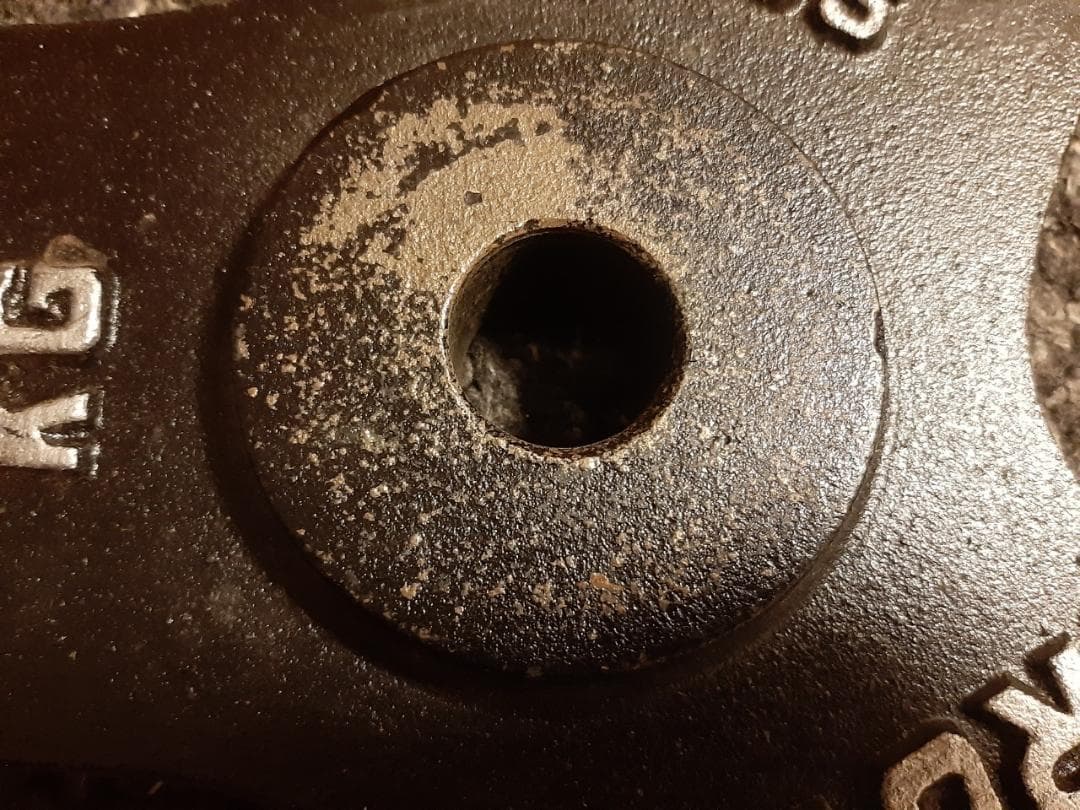 IROTEC　アイロテック 　ダンベル/バーベルプレート10kgx2 （ラバー付