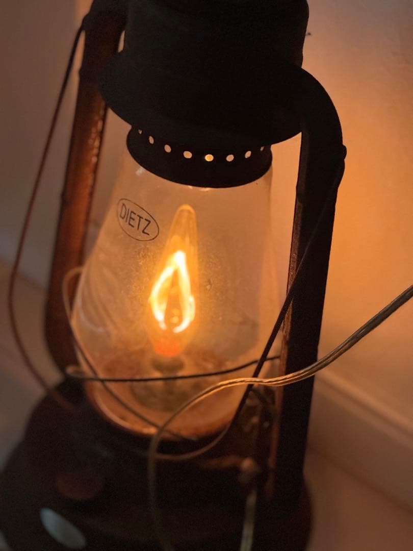dietz ブリザード　電球仕様　コンセント　ランタン　ライト　廃盤　レア