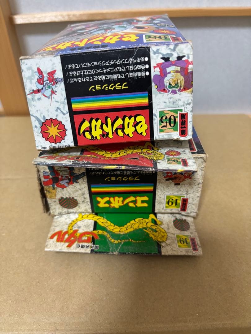 【当時物】魔神英雄伝ワタル2体セット19コンボス&05セカンドガン 箱説カード付