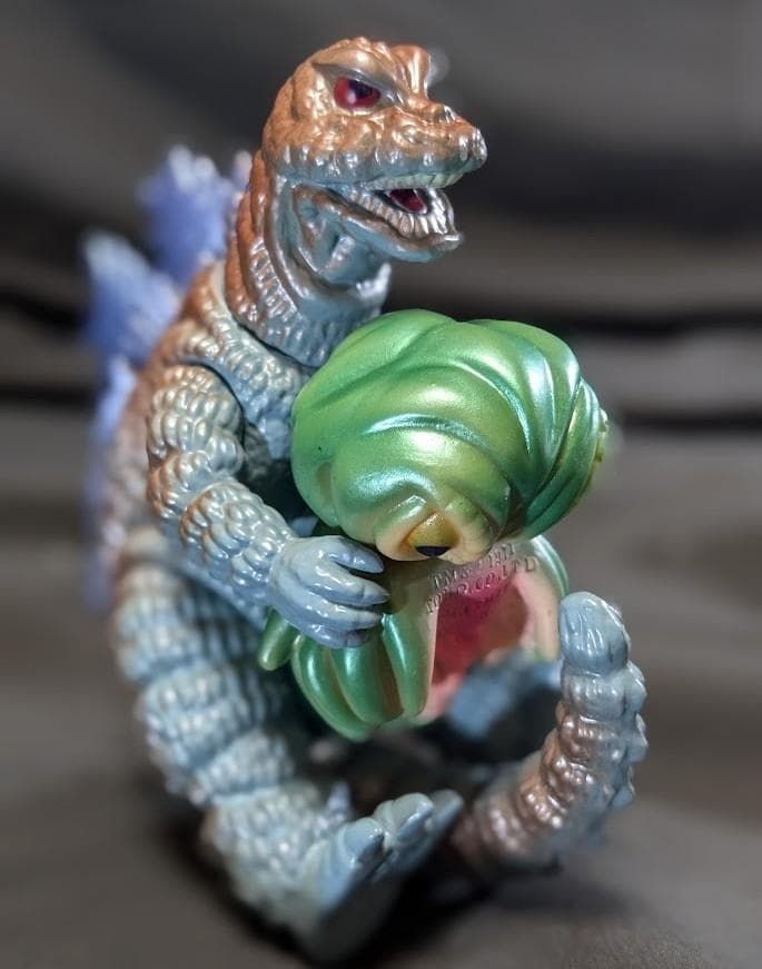 飛行ゴジラ＆ミニヘドラ（マーミット）ソフビ 怪獣天国ベビー ヘドゴジセット