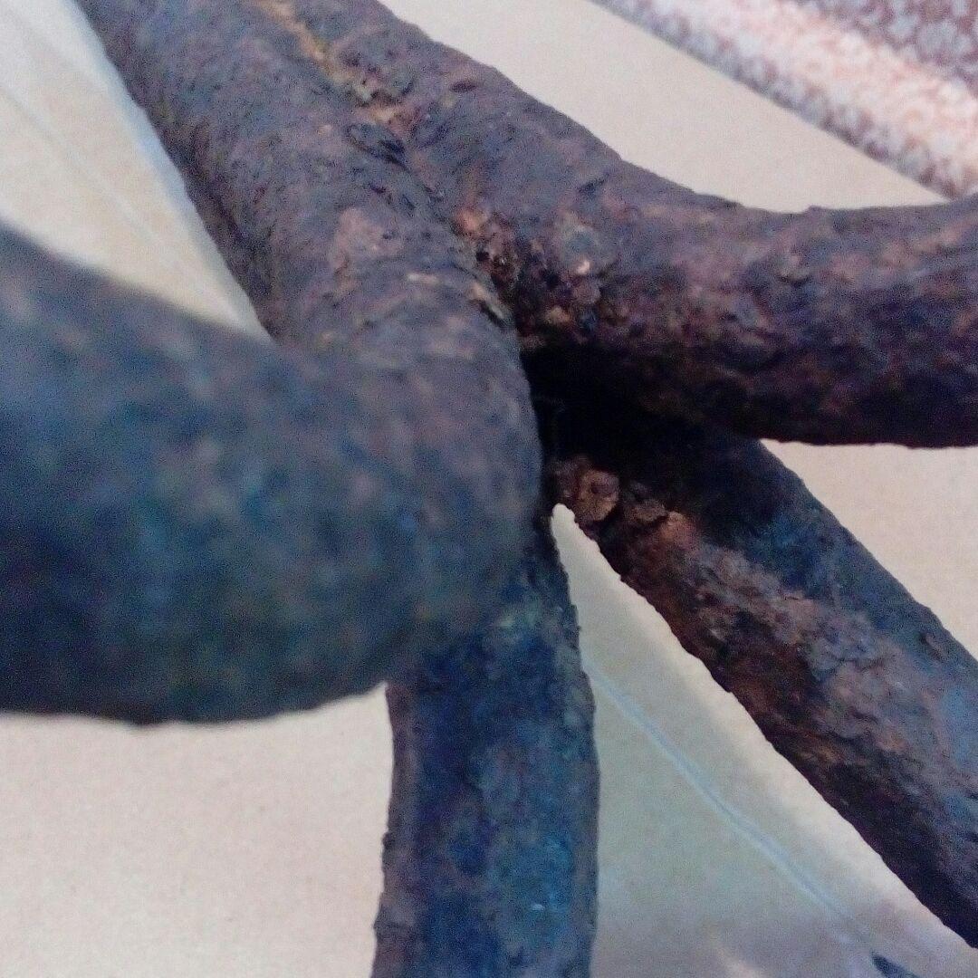 江戸時代古鉄製碇護送船団水軍等用４８センチサイズアンティーク４本爪碇飾り当時物