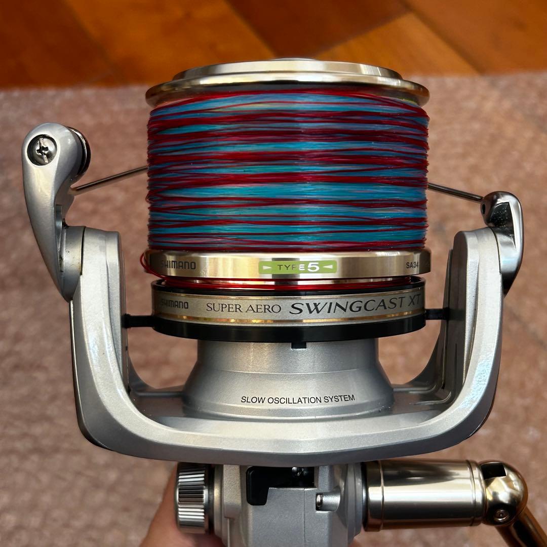シマノ スーパーエアロ スイングキャスト XT 替スプール付き