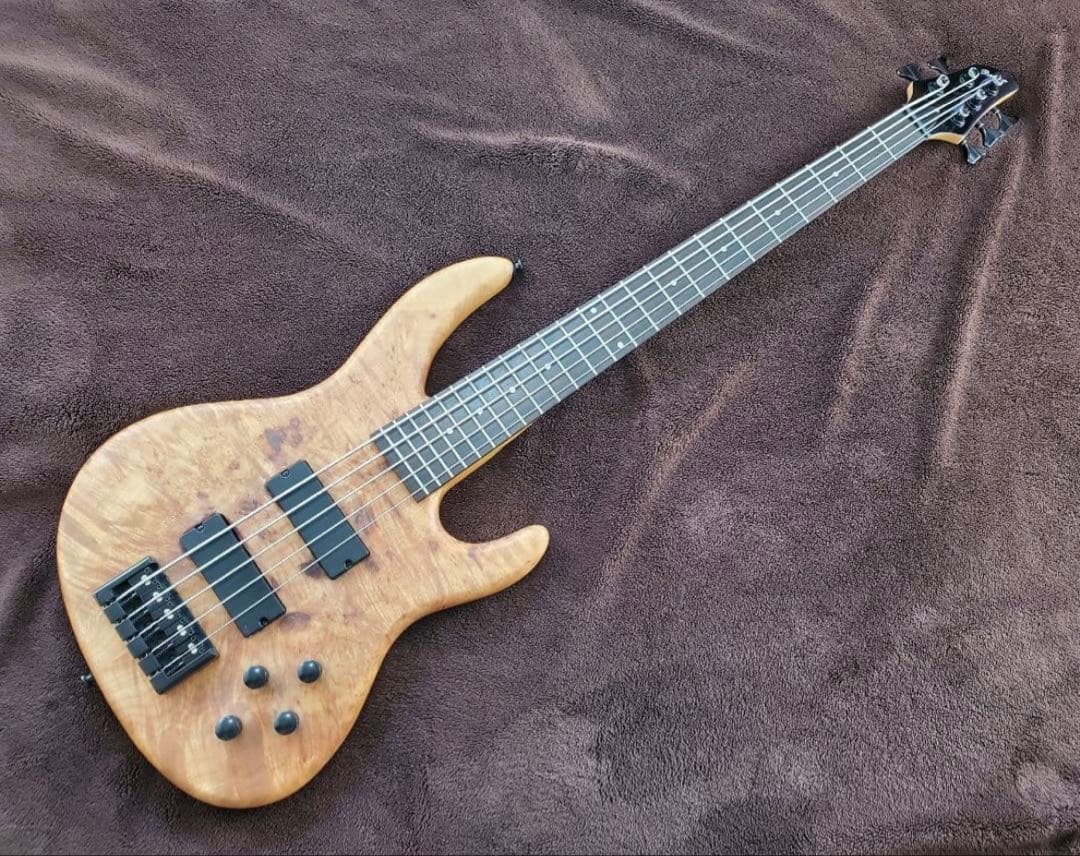 限定生産モデル　Bacchus BOB-1100 BM　バッカス　５弦ベース