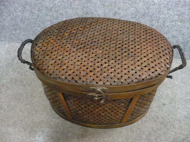 竹製網代籠 [B31599]