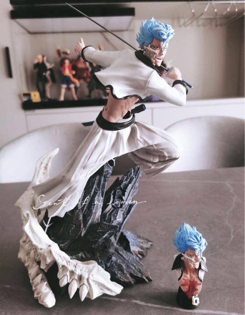 BLEACH 黒衣少年図グリムジョー 1/6ガレージキット ガレキ スタチュー⑧