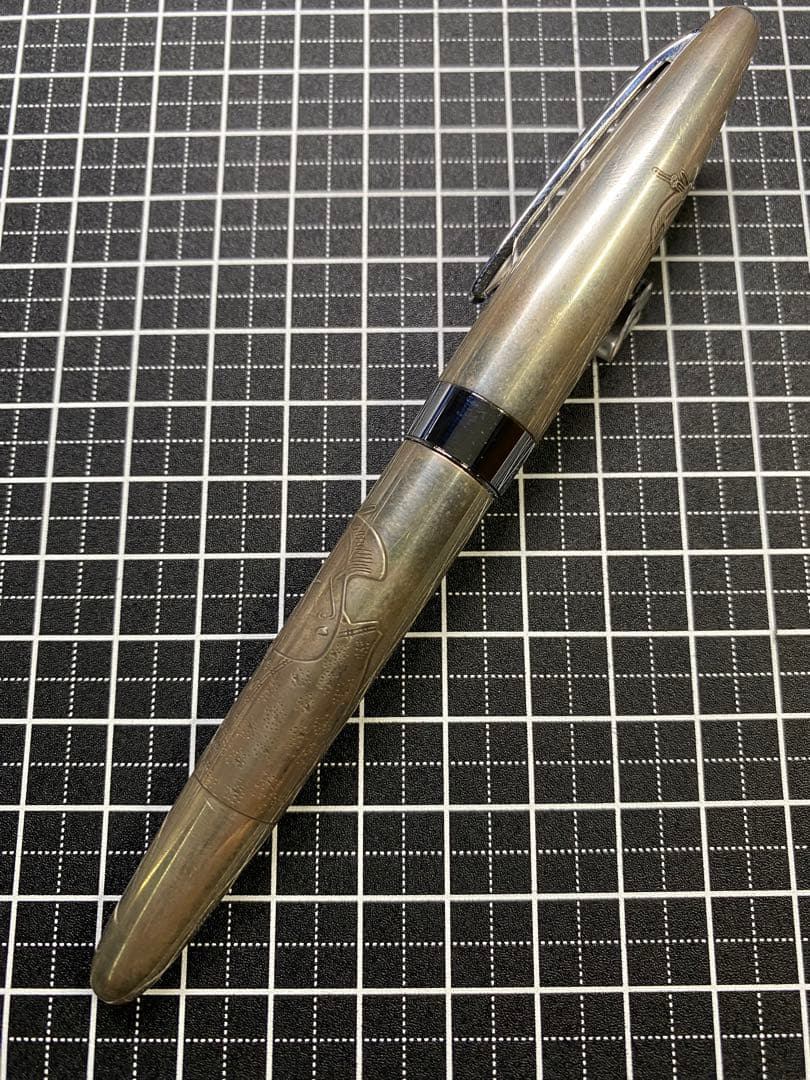 PILOT CUSTOM UKIYOE Sterling-Silver 字幅F