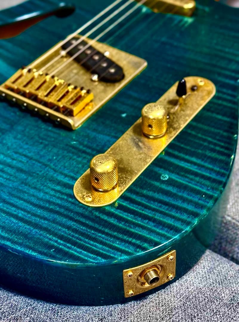 Flames フレイムス テレキャスターシンライン 国産工房製ギターハンドメイド