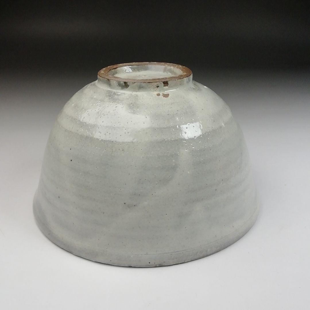 Ｔ４０　茶碗　『白丹波　茶碗』『丹波焼』『市野豊治』　共箱　抹茶碗　茶道具