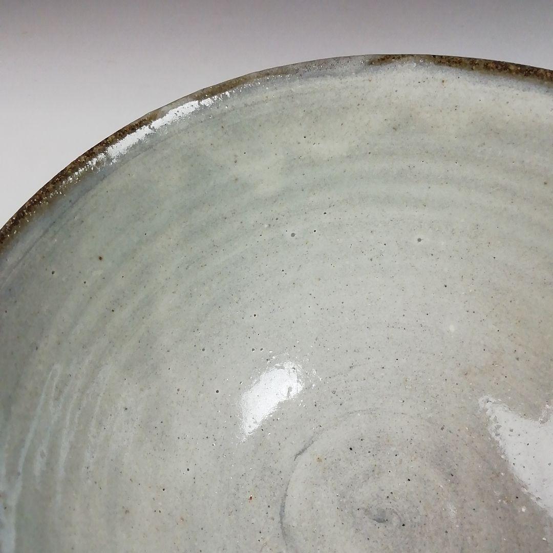 Ｔ４０　茶碗　『白丹波　茶碗』『丹波焼』『市野豊治』　共箱　抹茶碗　茶道具