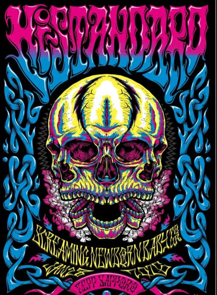 Hi-STANDARD スクリーミングニューボーンベイビー ポスター未使用