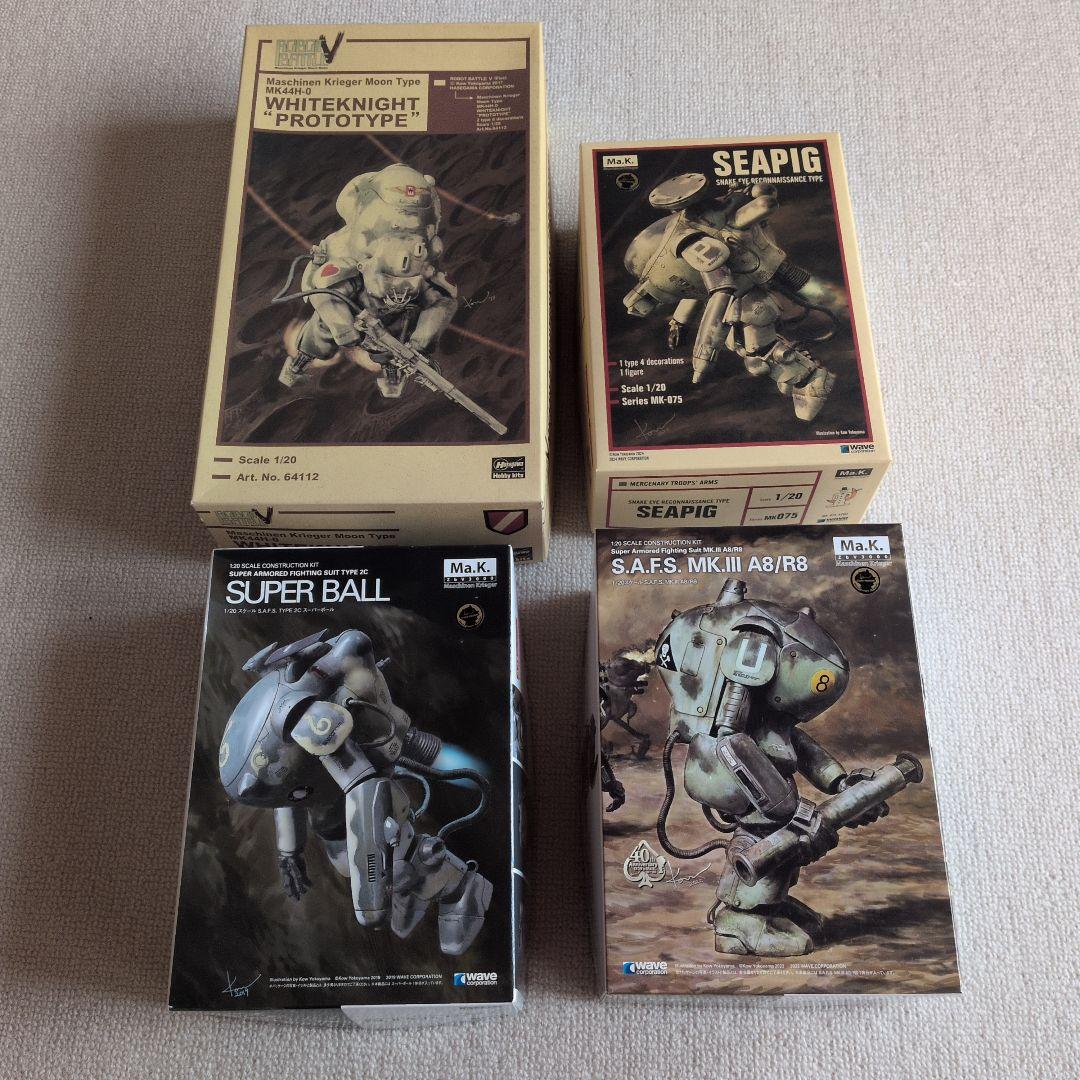 【未使用】Ma.K マシーネンクリーガー プラモデル まとめ売り 4点