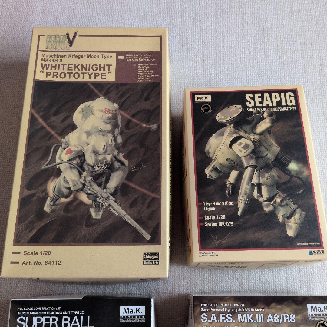 【未使用】Ma.K マシーネンクリーガー プラモデル まとめ売り 4点