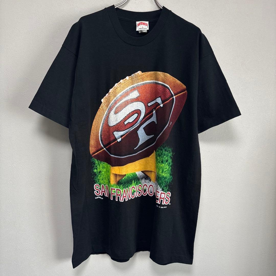 サンフランシスコ49ers NFLNUTMEG USA製 1995年TシャツXL