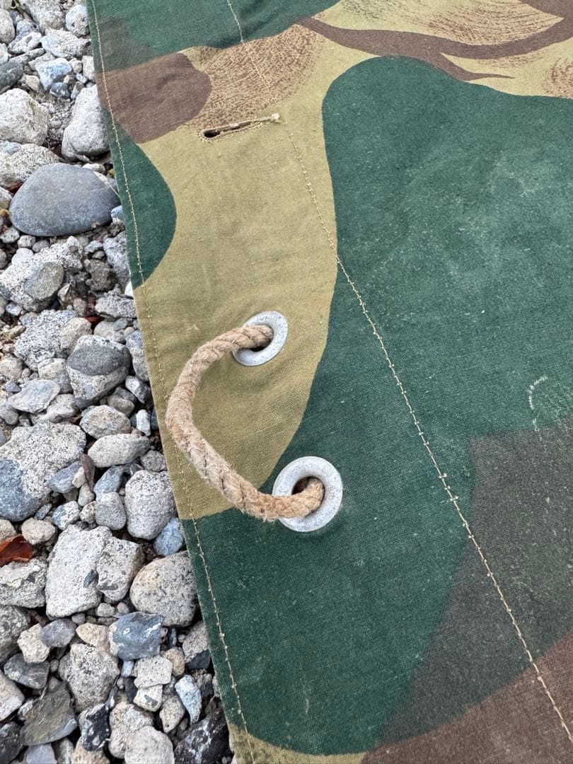 ベルギー軍　1956年　2枚セット M54カモ 軍幕