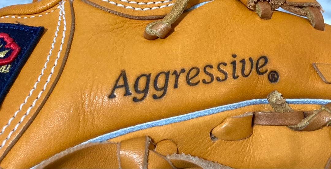 【美品】久保田スラッガー 軟式グローブ KSN-AR4 オレンジ 二遊間向け